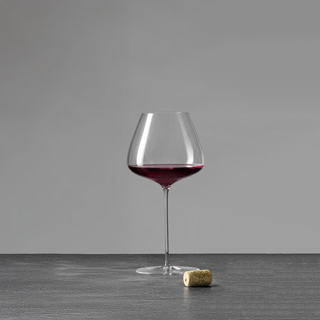 Sapientia Burgundy Calice Vino Rosso Soffiato a Bocca 87 cl In Vetro Set 2 Pz
