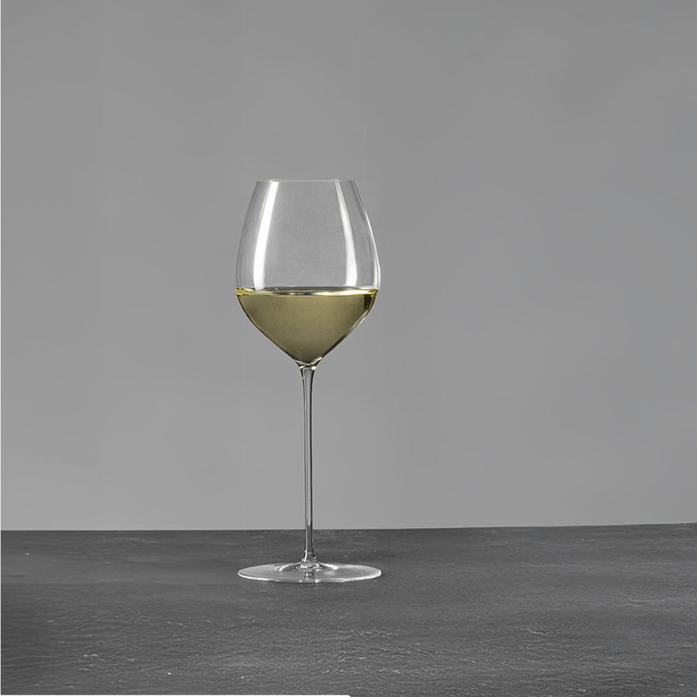 Sapientia Chardonnay Calice Vino Bianco Soffiato a Bocca 50 cl In Vetro Set 2 Pz