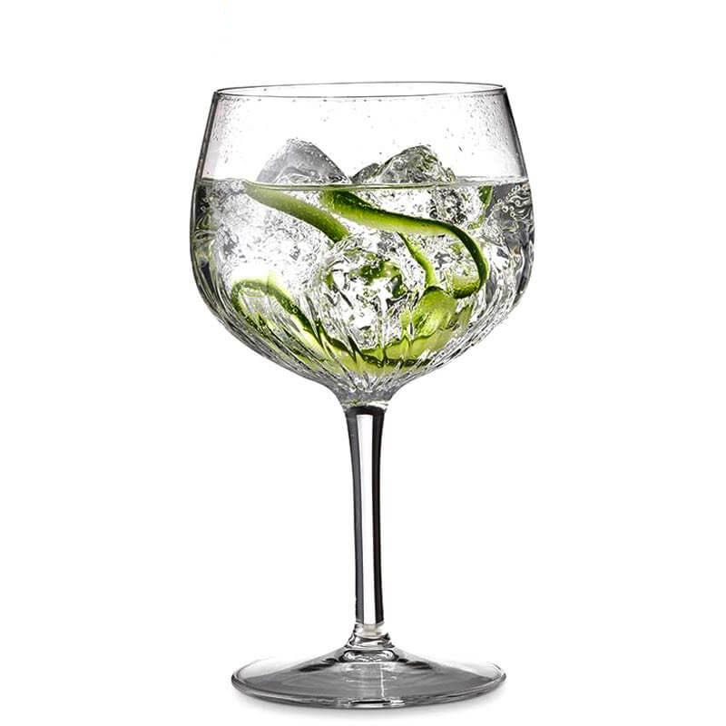 Mixology Spanish Calice Gin Tonic 80 cl In Vetro Set 4 Pz