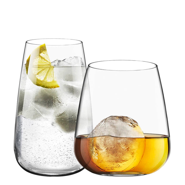 Talismano Set Bicchieri Bibita e Bicchieri Whisky DOF In Vetro Set 8 Pz