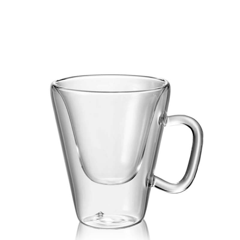 Thermic Glass Monorigine Costarica Tazzina Caffè 8.5 cl In Vetro Termico Borosilicato Set 2 Pz