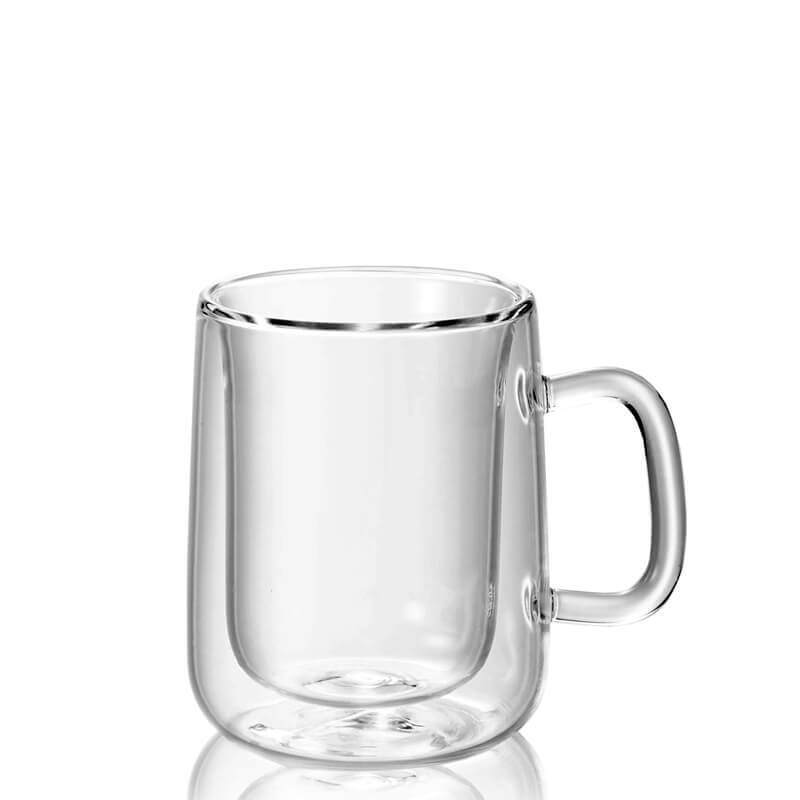 Thermic Glass Monorigine Colombia Tazzina Caffè 10 cl In Vetro Termico Borosilicato Set 2 Pz