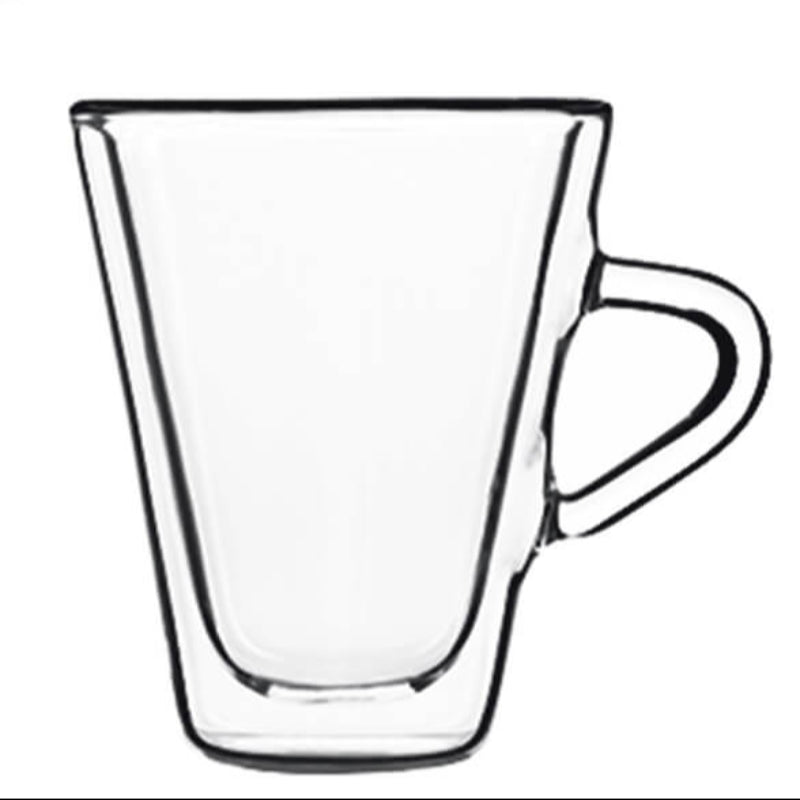 Thermic Glass Drink & Design Espressino Tazzina Caffè 10.5 cl In Vetro Termico Borosilicato Set 2 Pz