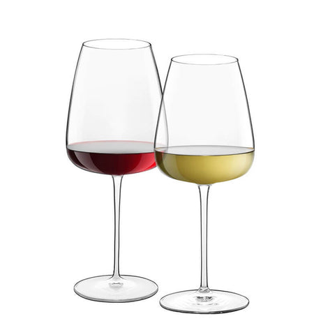 Talismano Set of Red and White Wine Glasses Set 8 Pcs
