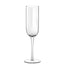 Jazz Calice Flute 21 cl In Vetro Set 4 Pz