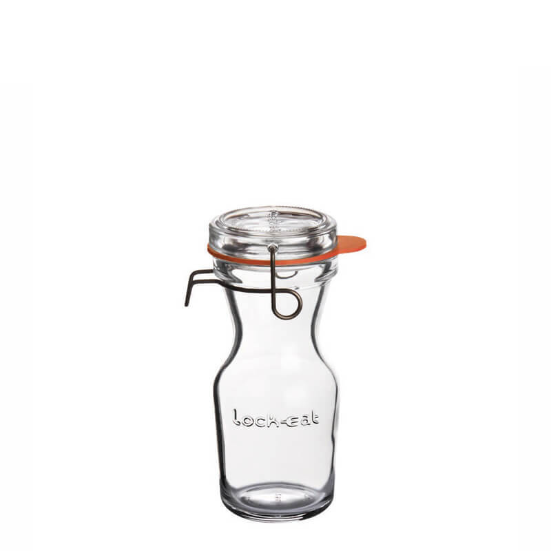 Lock Eat Caraffa Con Tappo Ermetico 25 cl In Vetro Set 6 Pz