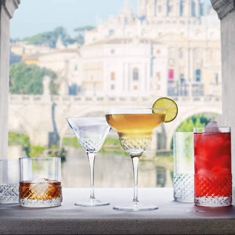Roma 1960 Verre À Martini 22 cl Lot 6 Pcs