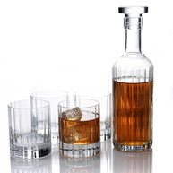 Bach Bouteille De Whisky Et Verres Lot 5 Pcs
