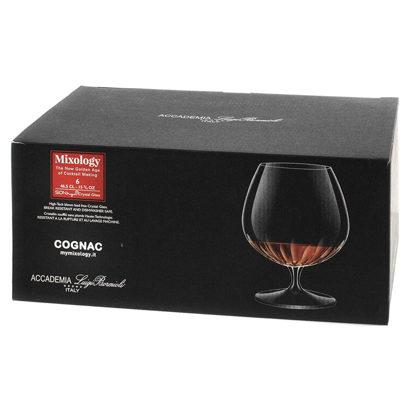 Mixology Calice Cognac 46.5 cl In Vetro Set 6 Pz