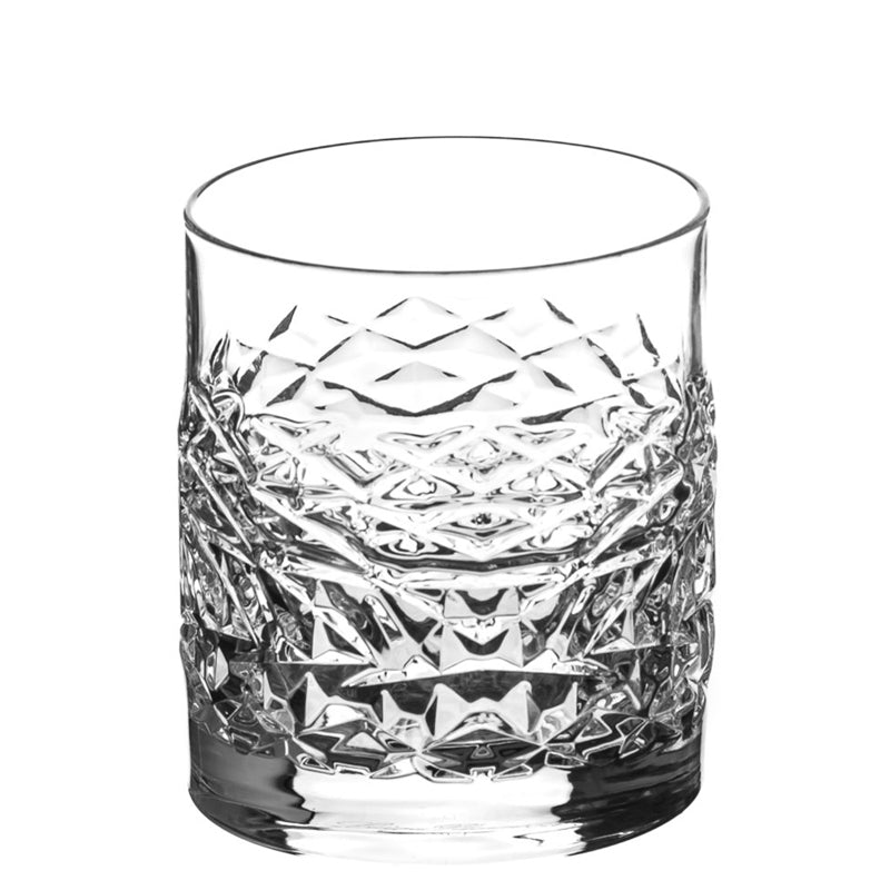 Mixology Texture Bicchiere Whisky DOF 38 cl In Vetro Set 6 Pz