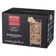 Mixology Elixir Bicchiere Bibita Hi-Ball 48 cl In Vetro Set 6 Pz