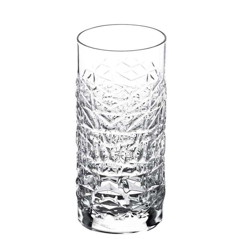 Mixology Texture Highball Drink Glass 48 cl Set 6 Pcs