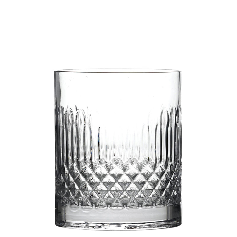 Diamante Bicchiere Whisky DOF 38 cl In Vetro Set 4 Pz