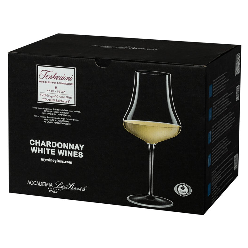 Tentazioni Verre À Vin Blanc Chardonnay 47 cl Lot 6 Pcs