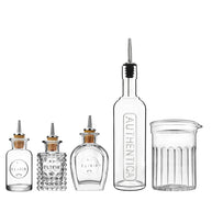Mixology Barware & Cocktail Set Regalo In Vetro Set 5 Pz
