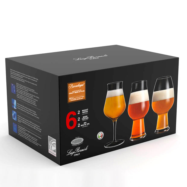 Birrateque Beer Glass Set Set 6 Pcs