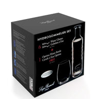 Hydrosommelier Set Bicchieri e Bottiglia In Vetro Set 7 Pz