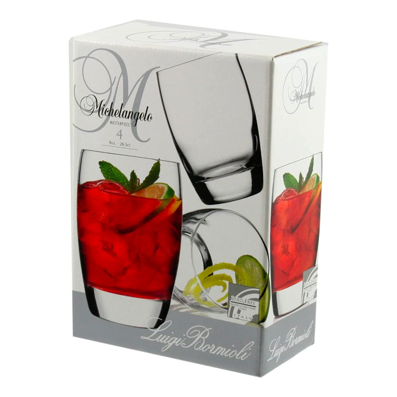 Michelangelo Masterpice Bicchiere Whisky Rocks 34.5 cl In Vetro Set 4 Pz
