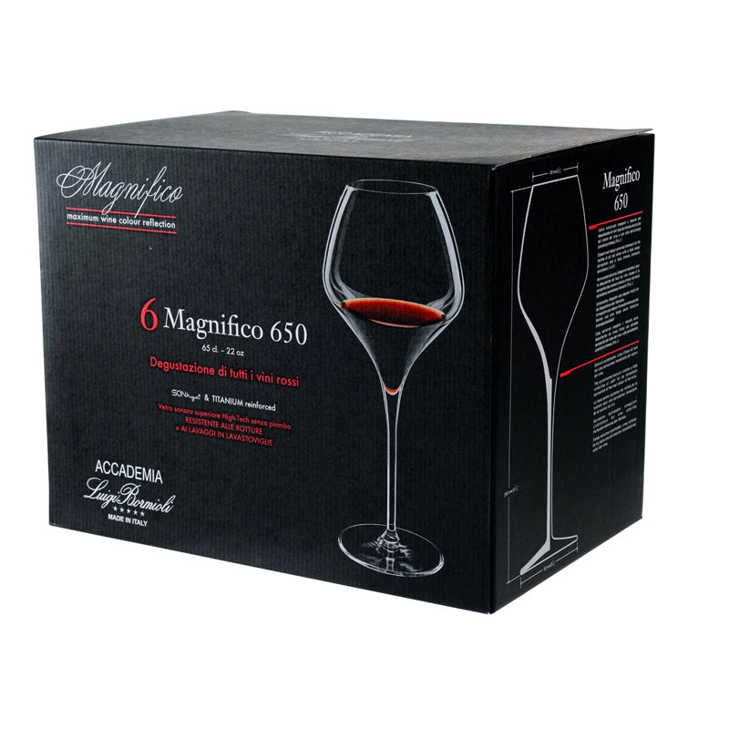 Magnifico Gobelet À Vin Rouge 65 cl Lot 6 Pcs