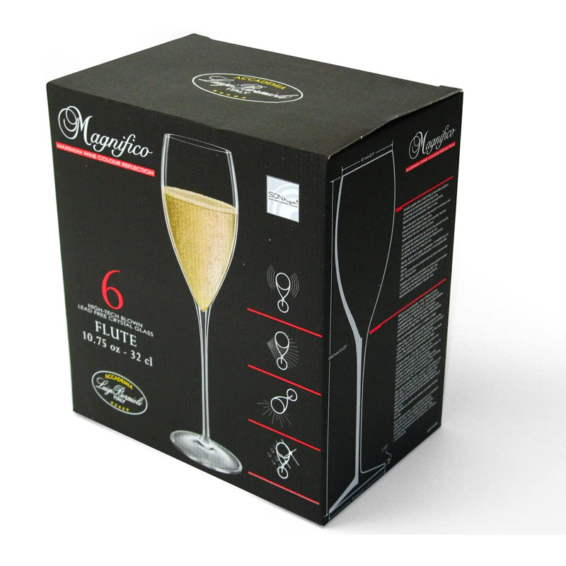 Magnifico Flute Glass 32 cl Set 4 Pcs