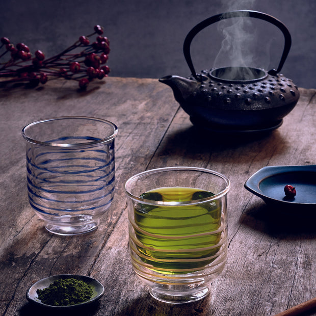 Thermic Glass Drink & Design Sakura Tazza Tè 23.5 cl In Vetro Termico Borosilicato Set 2 Pz
