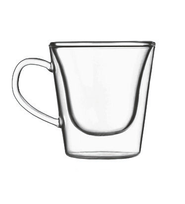Thermic Glass Drink & Design Duos Tazza Multiuso 29.5 cl In Vetro Termico Borosilicato Set 2 Pz