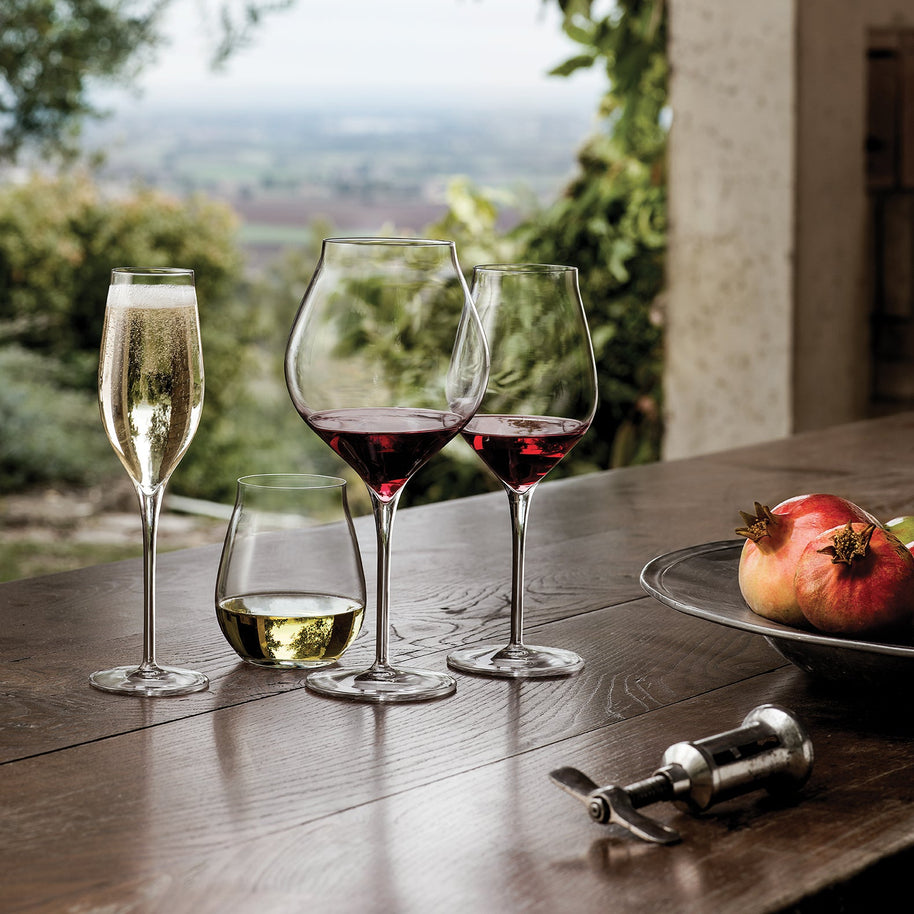 Vinea Calice Flute 20 cl In Vetro Set 6 Pz