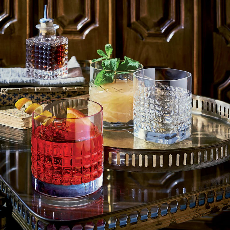 Mixology Texture Bicchiere Whisky DOF 38 cl In Vetro Set 6 Pz