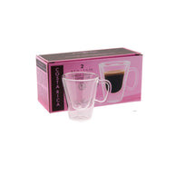 Thermic Glass Monorigine Costarica Tazzina Caffè 8.5 cl In Vetro Termico Borosilicato Set 2 Pz
